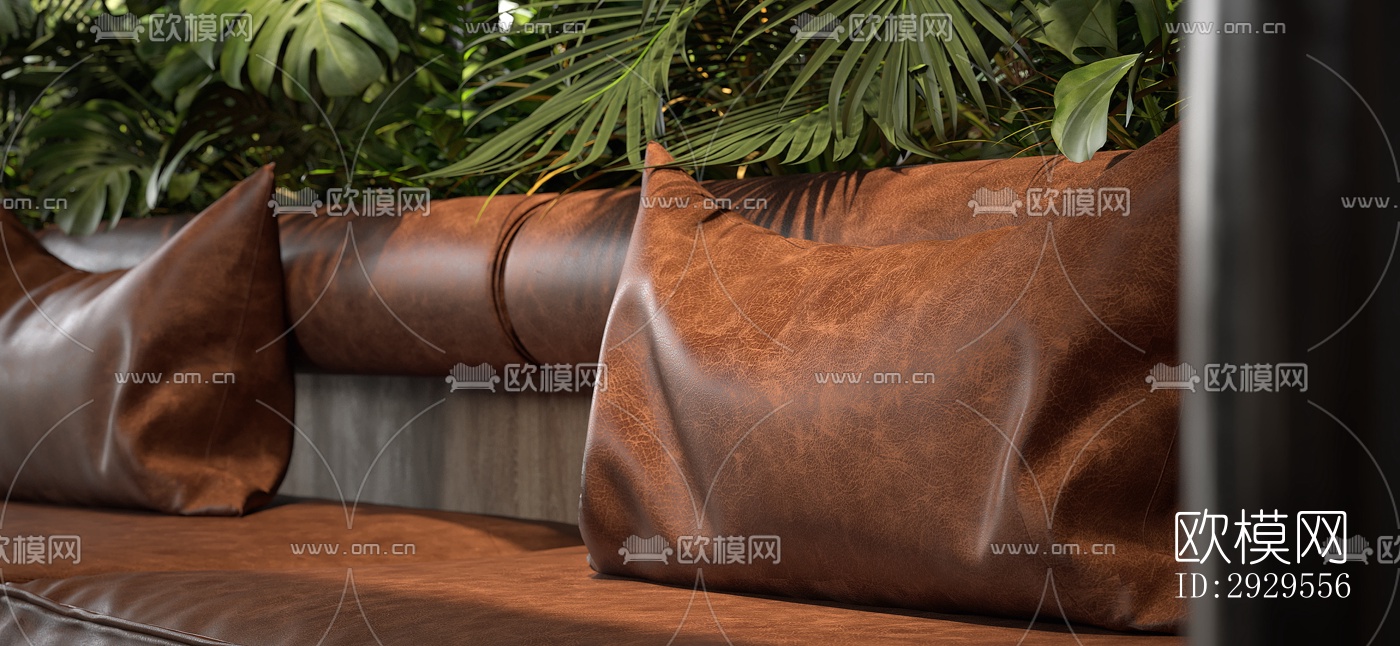 工业风西餐厅效果图下载（渲染图14）