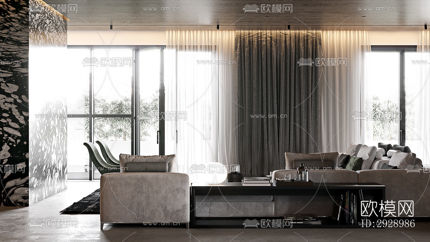 高级灰平层效果图下载（渲染图4）