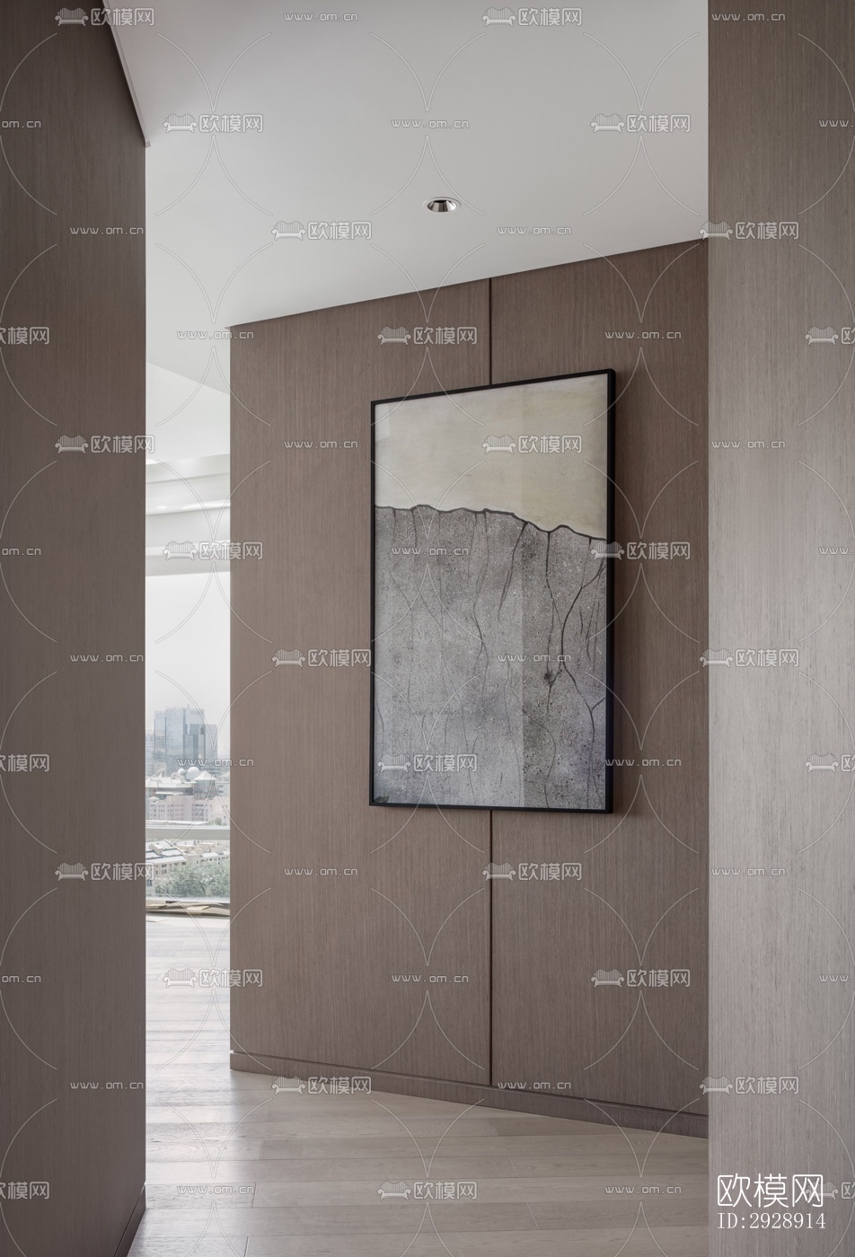 现代平层效果图下载（渲染图9）