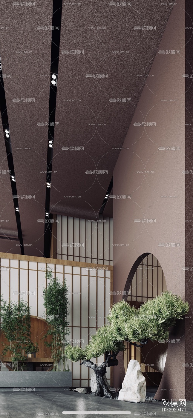 日式日韩料理效果图下载（渲染图6）