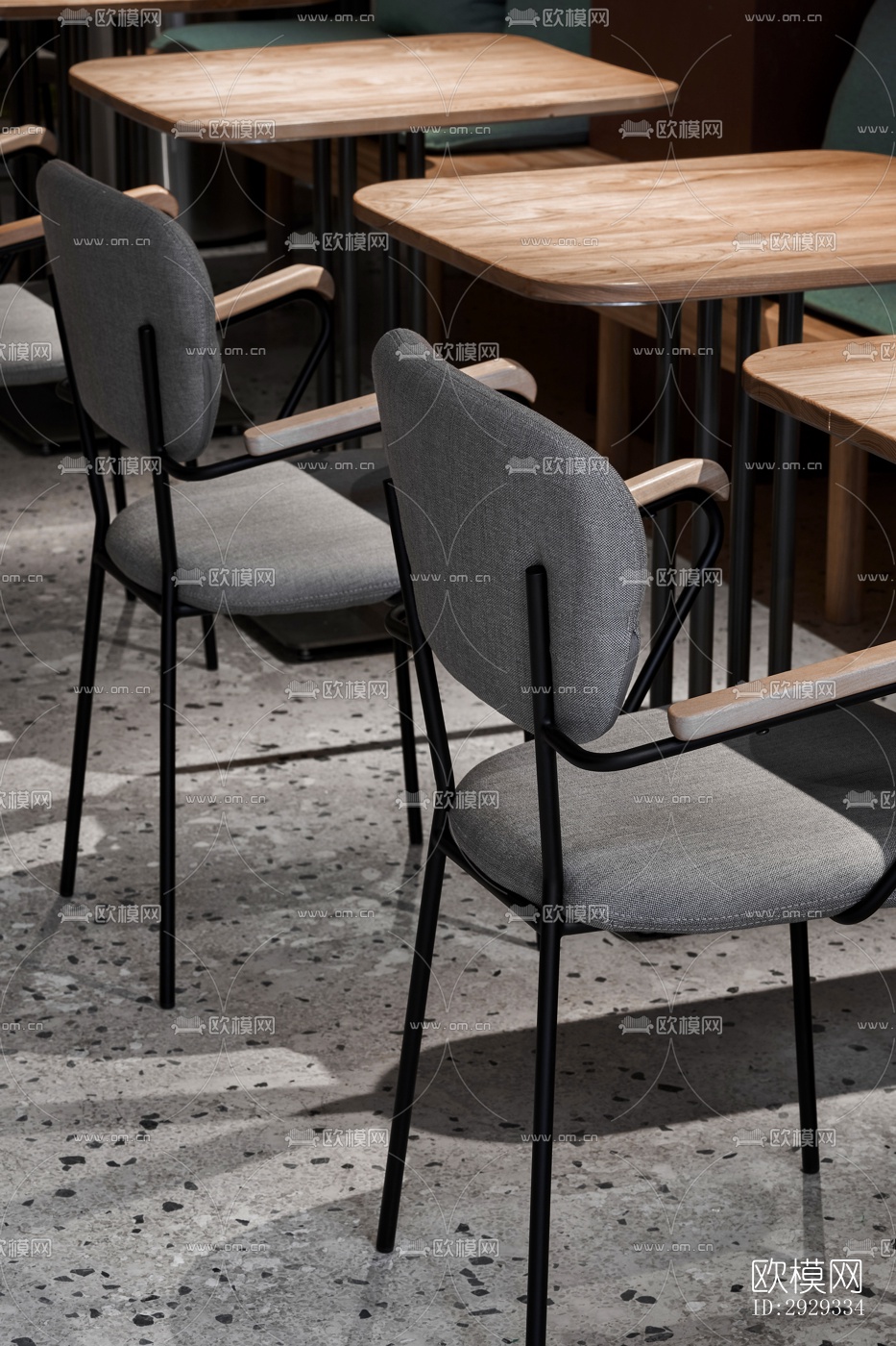 北欧咖啡奶茶效果图下载（渲染图11）