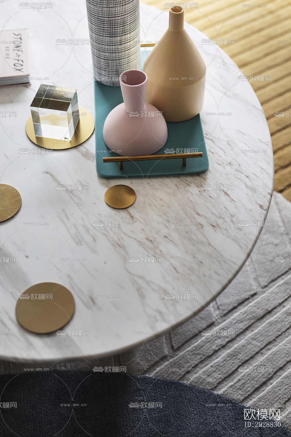 现代平层效果图下载（渲染图6）