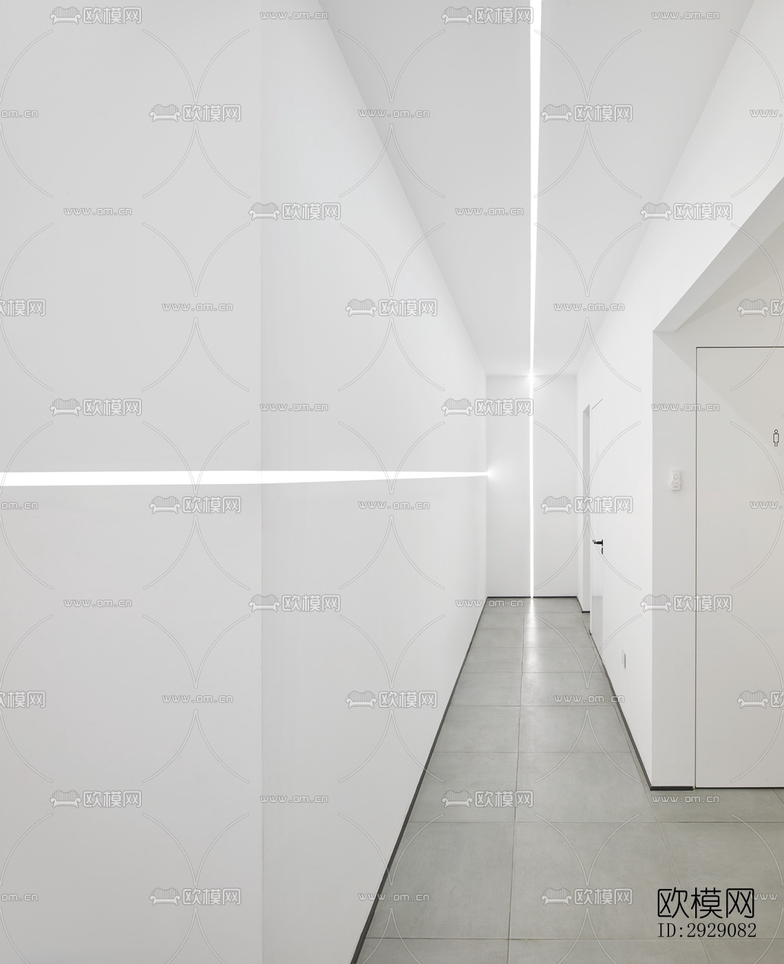 工业风办公区效果图下载（渲染图14）