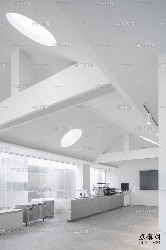 现代咖啡奶茶效果图下载（渲染图5）