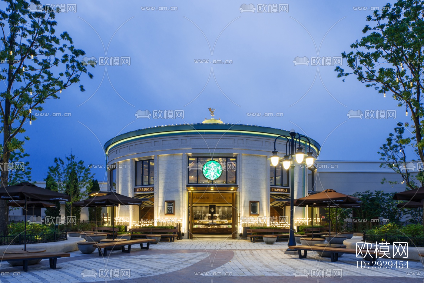 美式咖啡奶茶效果图下载（渲染图11）