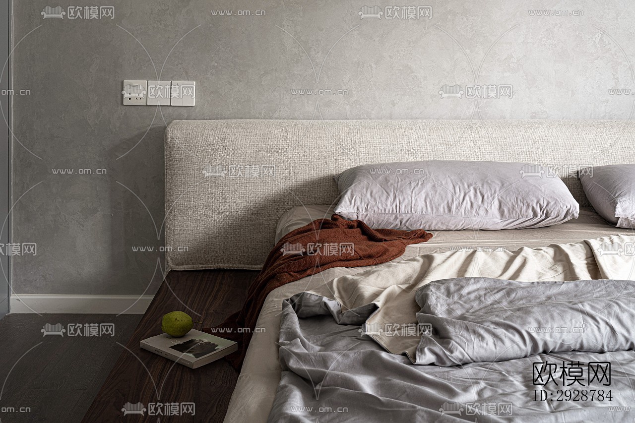 现代平层效果图下载（渲染图15）