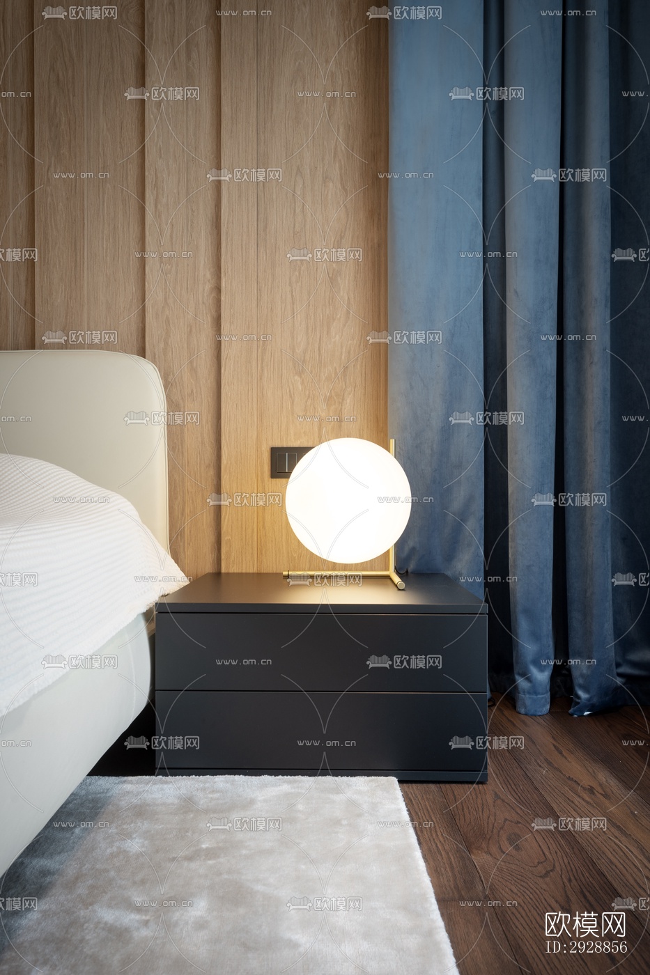 现代平层效果图下载（渲染图7）