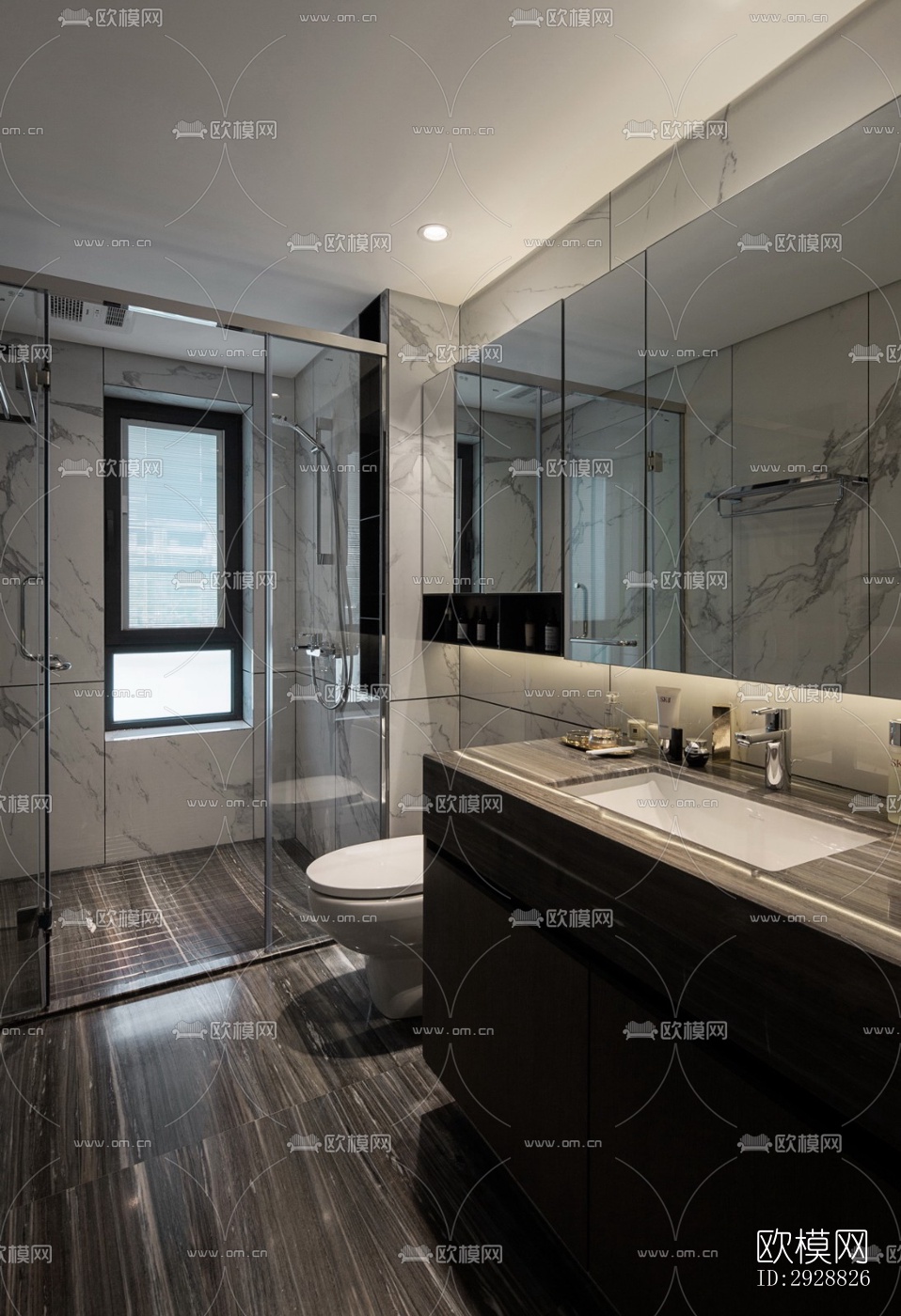 现代平层效果图下载（渲染图11）