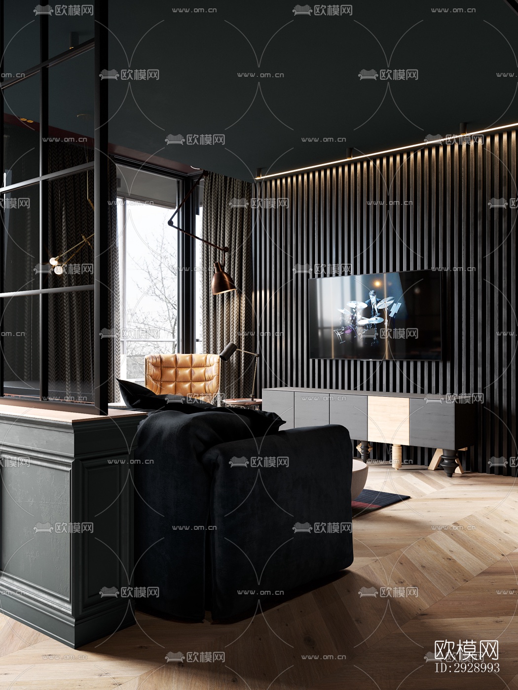 高级灰平层效果图下载（渲染图1）