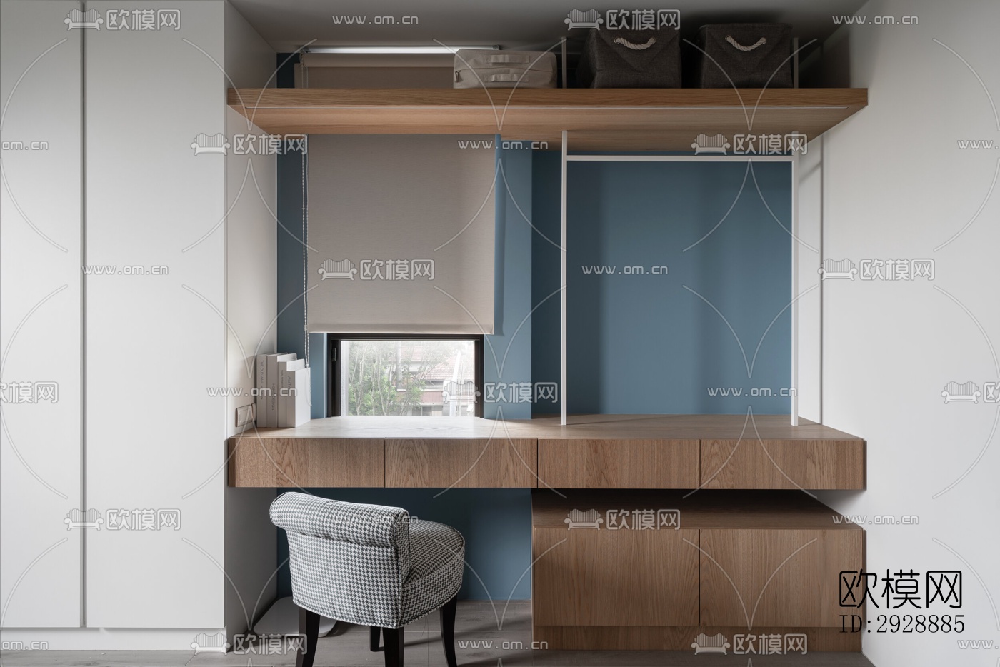 现代平层效果图下载（渲染图5）