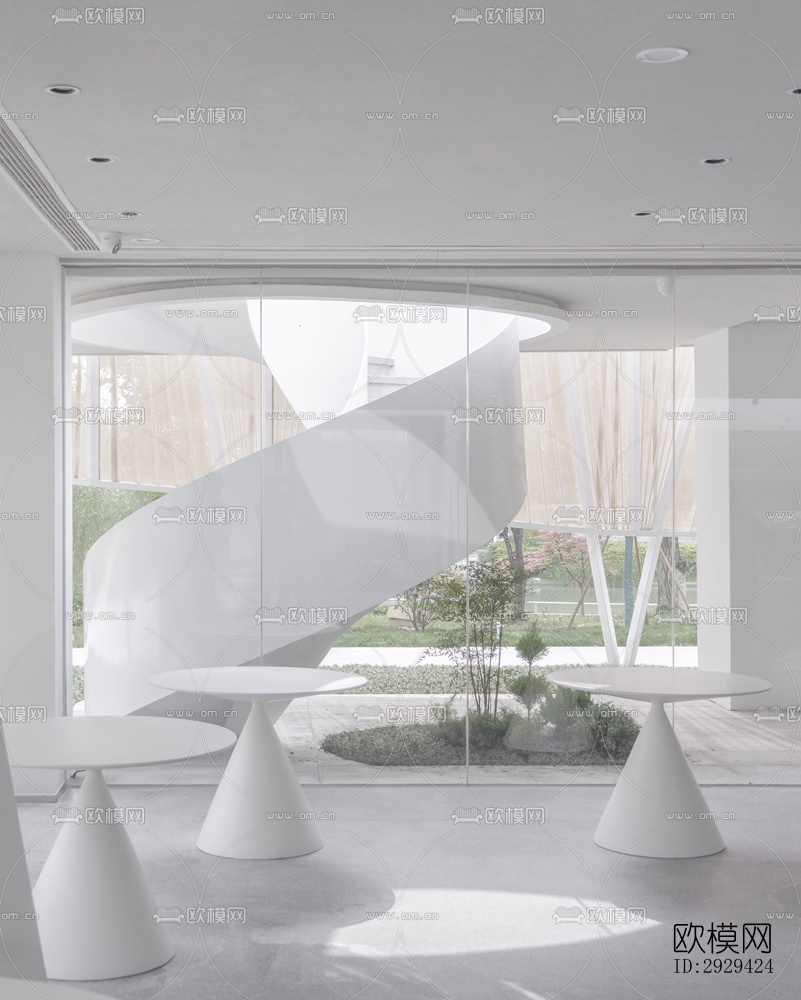 现代咖啡奶茶效果图下载（渲染图7）