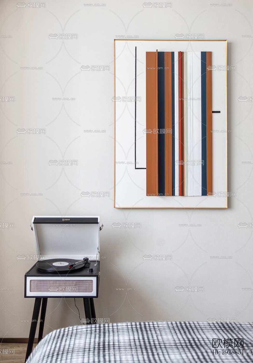 现代平层效果图下载（渲染图3）