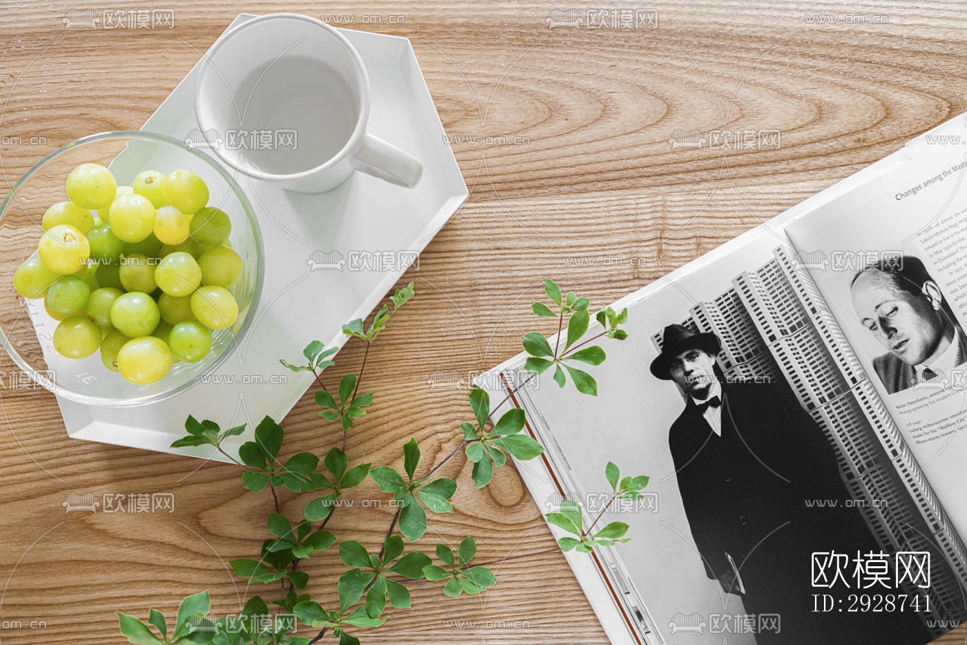 现代平层效果图下载（渲染图1）