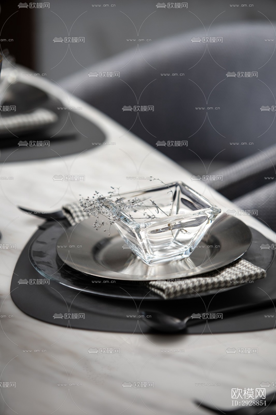 现代平层效果图下载（渲染图1）