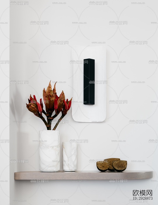 现代平层效果图下载（渲染图17）