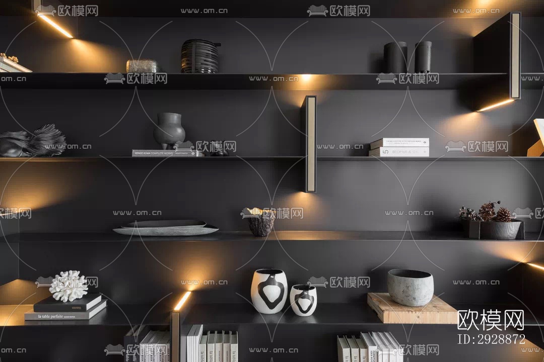 现代平层效果图下载（渲染图16）