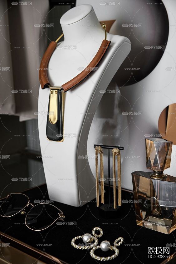 现代平层效果图下载（渲染图4）