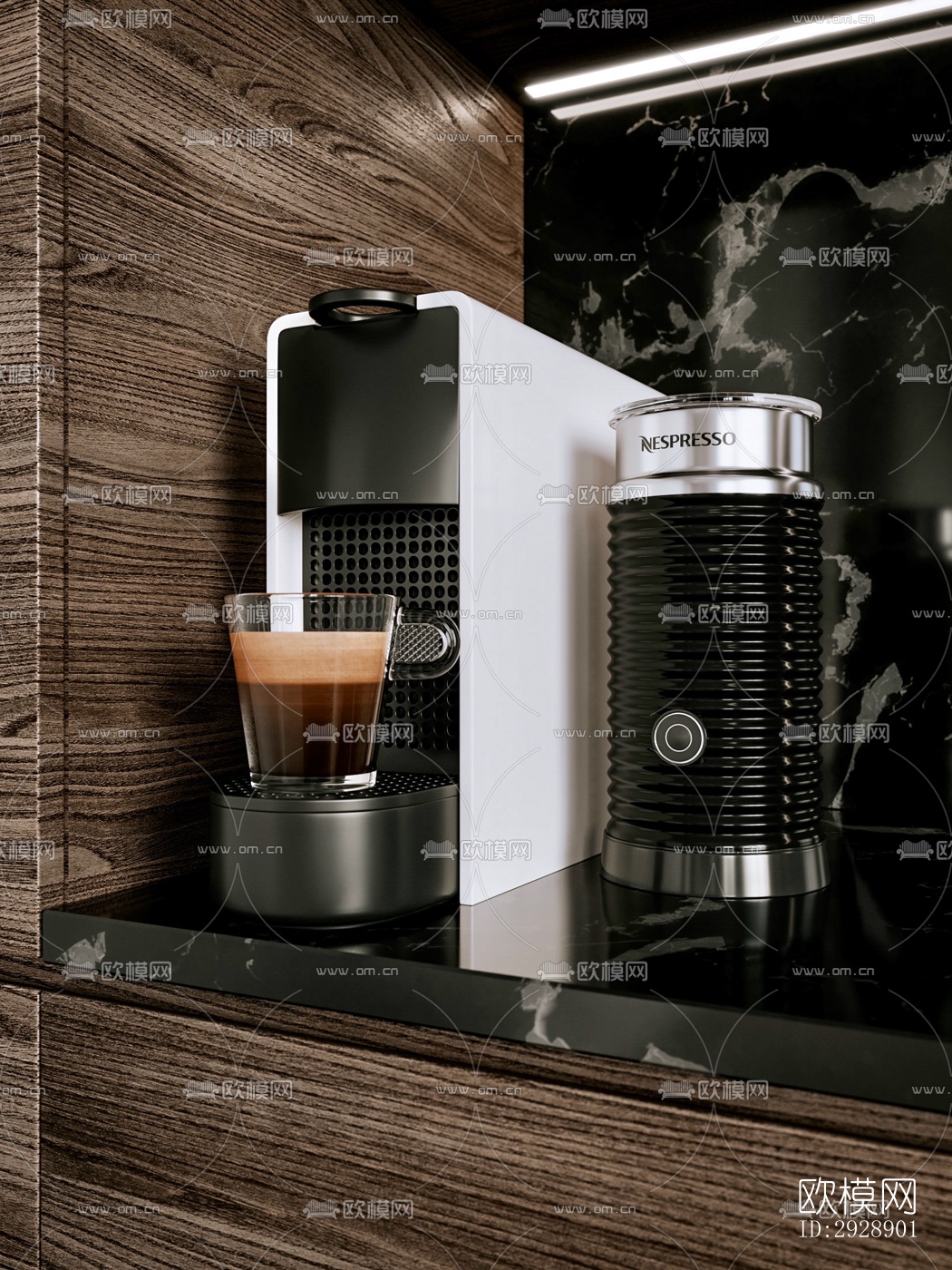 现代平层效果图下载（渲染图14）