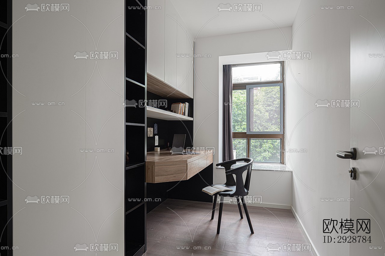 现代平层效果图下载（渲染图5）