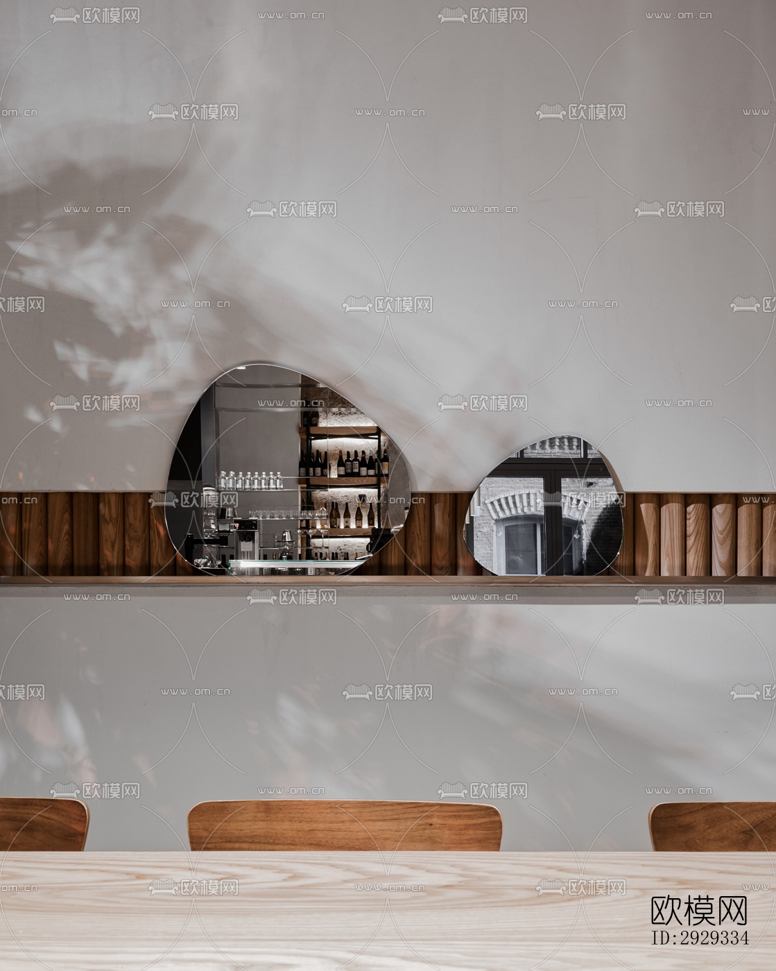 北欧咖啡奶茶效果图下载（渲染图5）