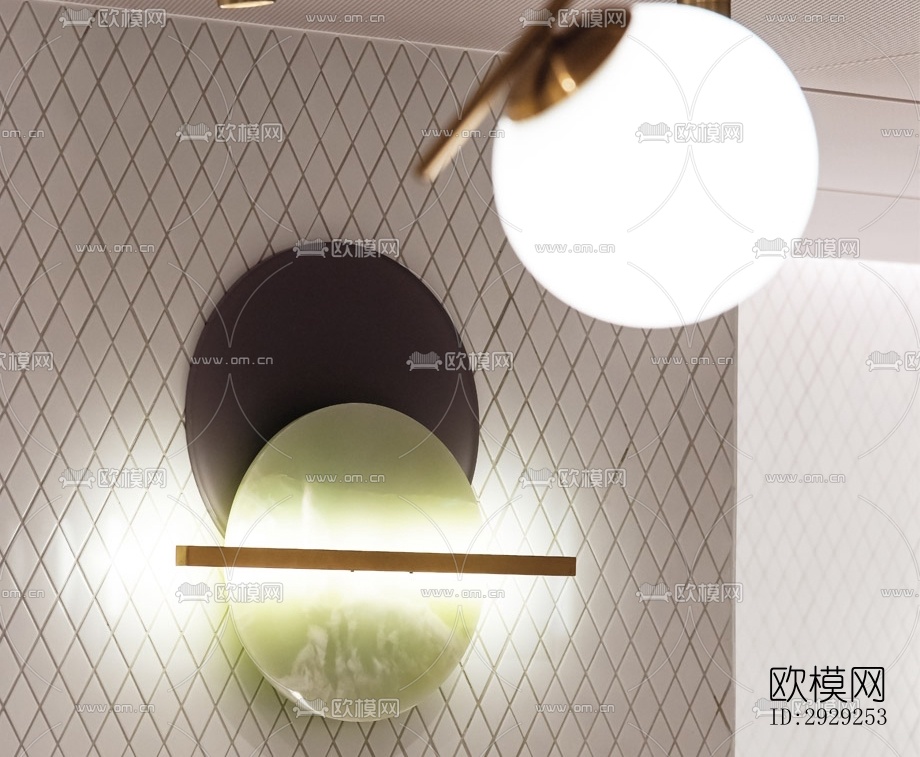 北欧中餐厅效果图下载（渲染图3）