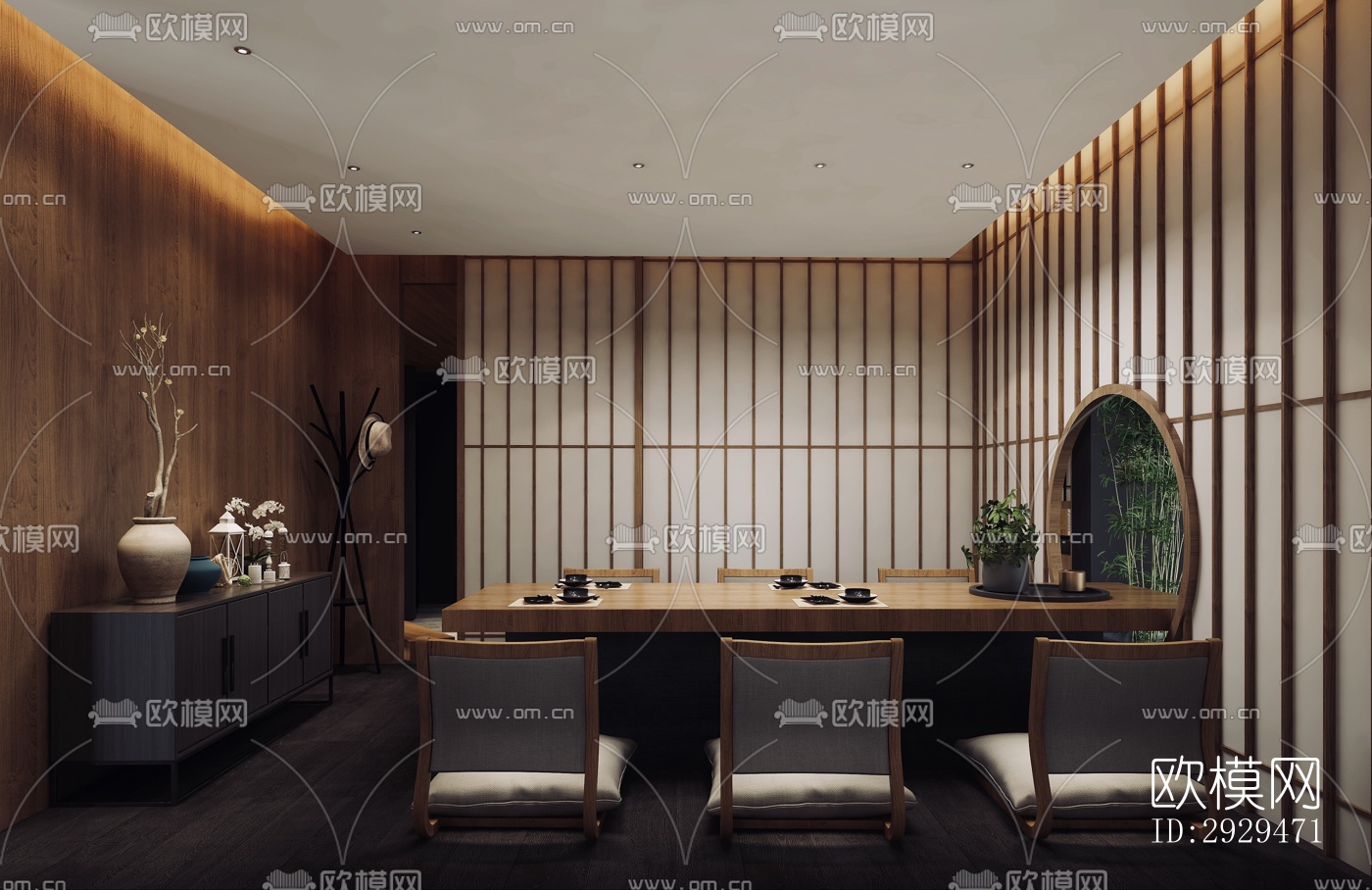 日式日韩料理效果图下载（渲染图8）