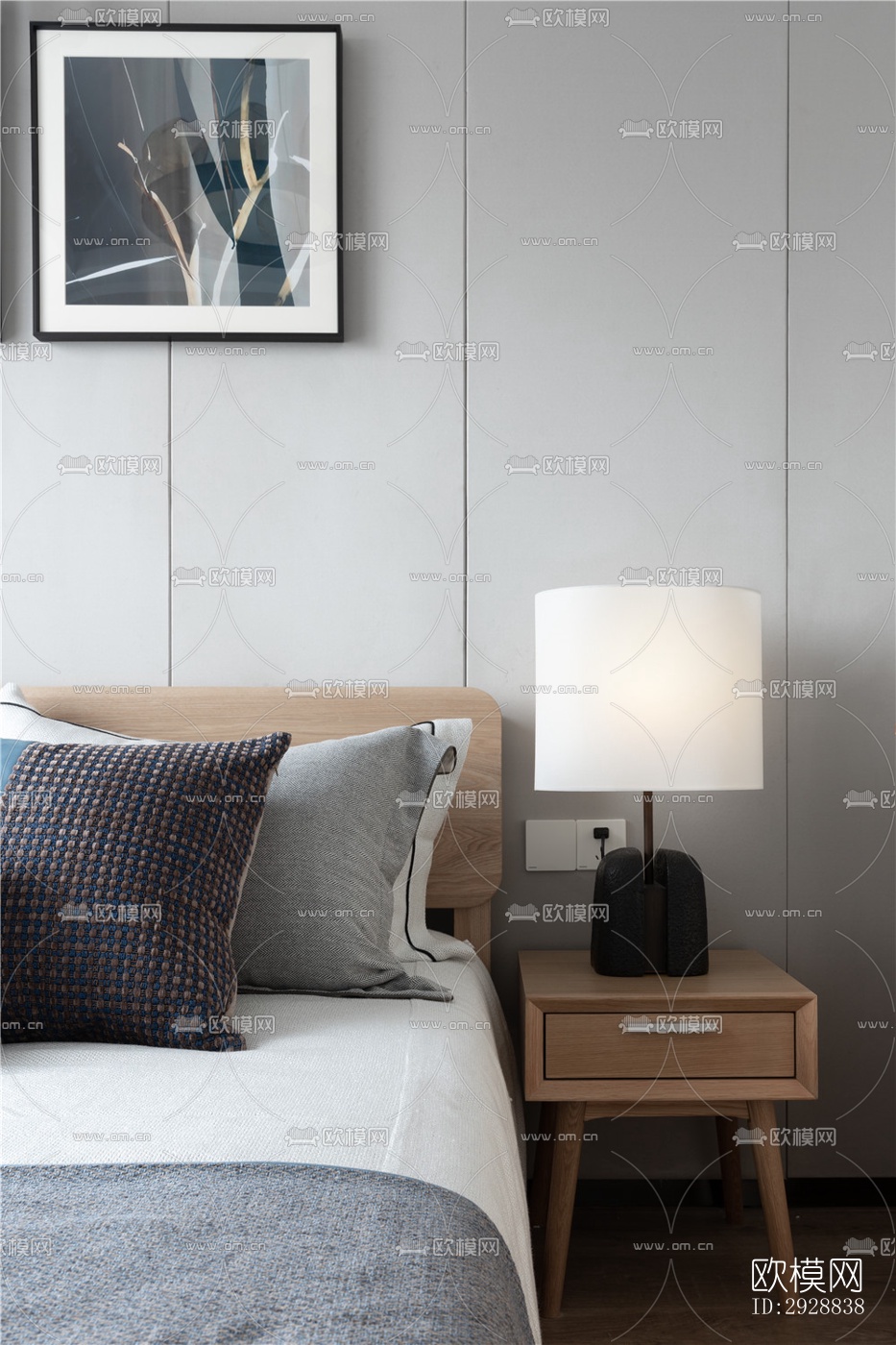 现代平层效果图下载（渲染图6）