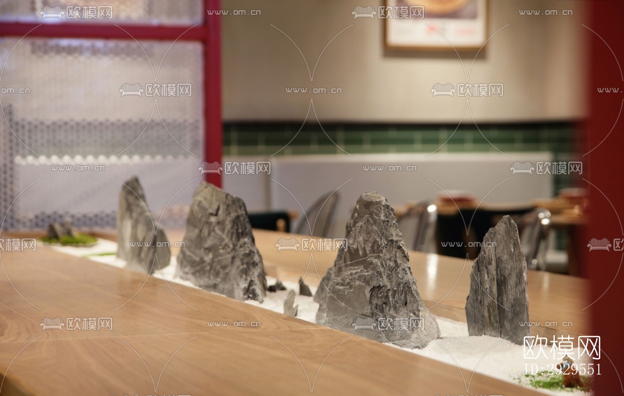 工业风西餐厅效果图下载（渲染图16）