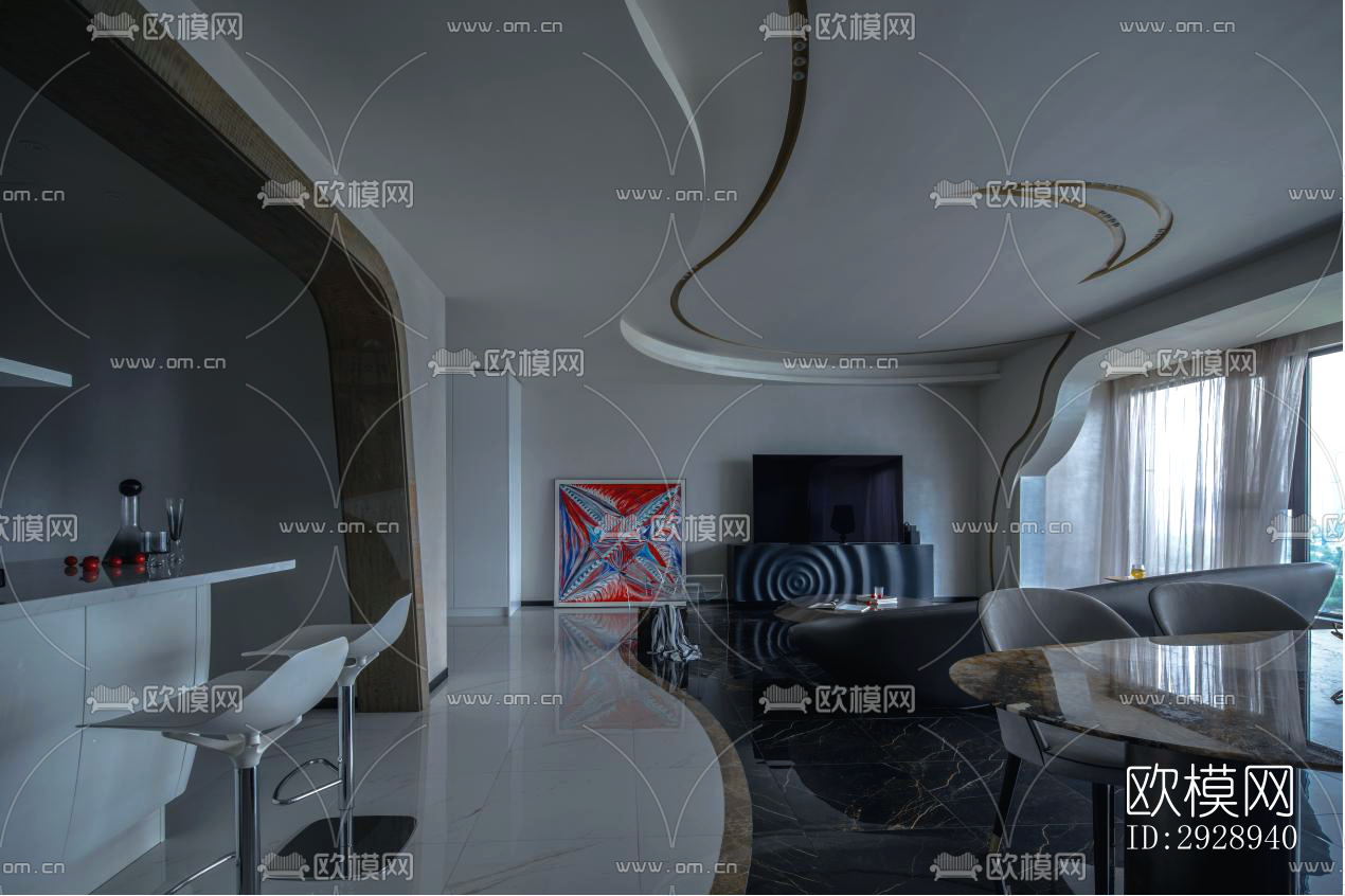 高级灰平层效果图下载（渲染图1）