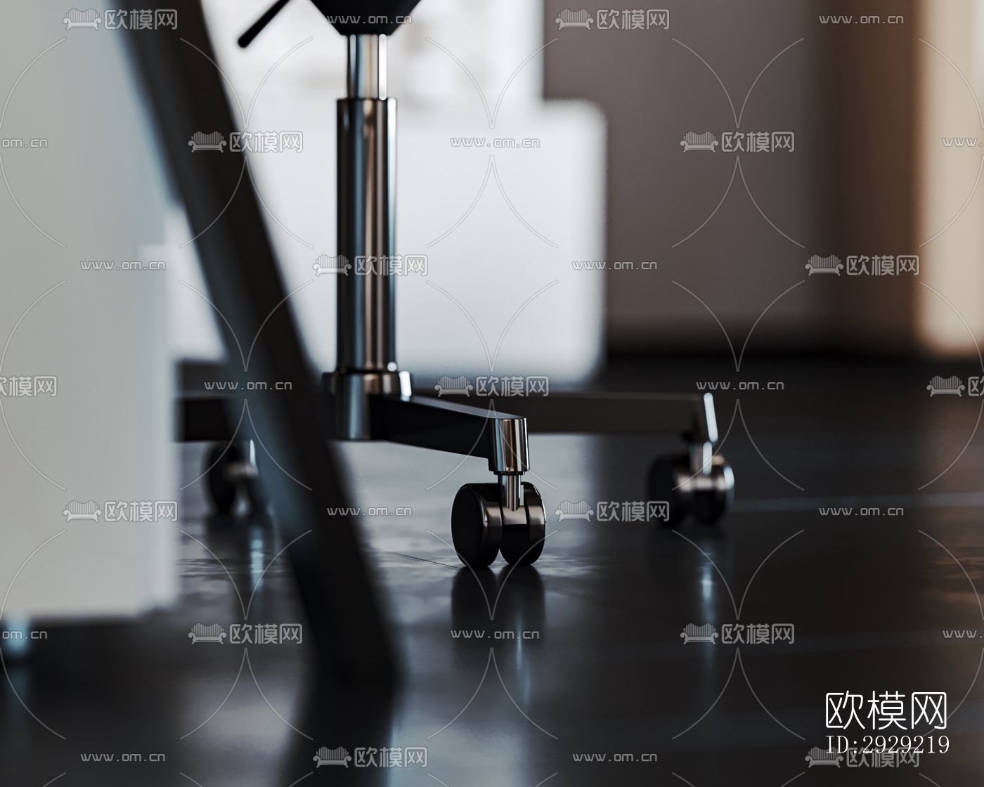 现代经理室效果图下载（渲染图8）