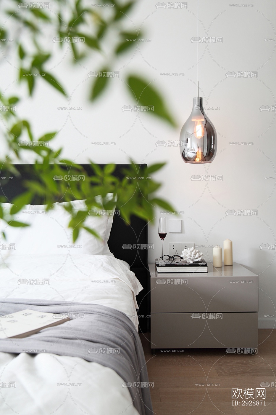 现代平层效果图下载（渲染图6）