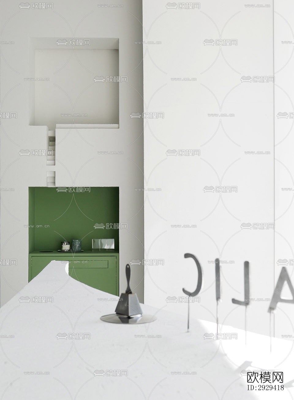 现代咖啡奶茶效果图下载（渲染图8）