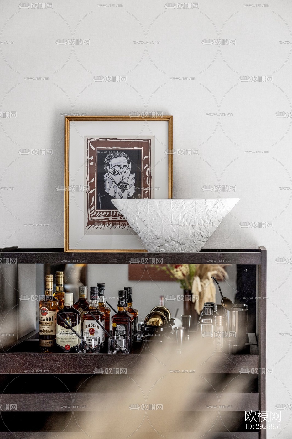 现代平层效果图下载（渲染图17）