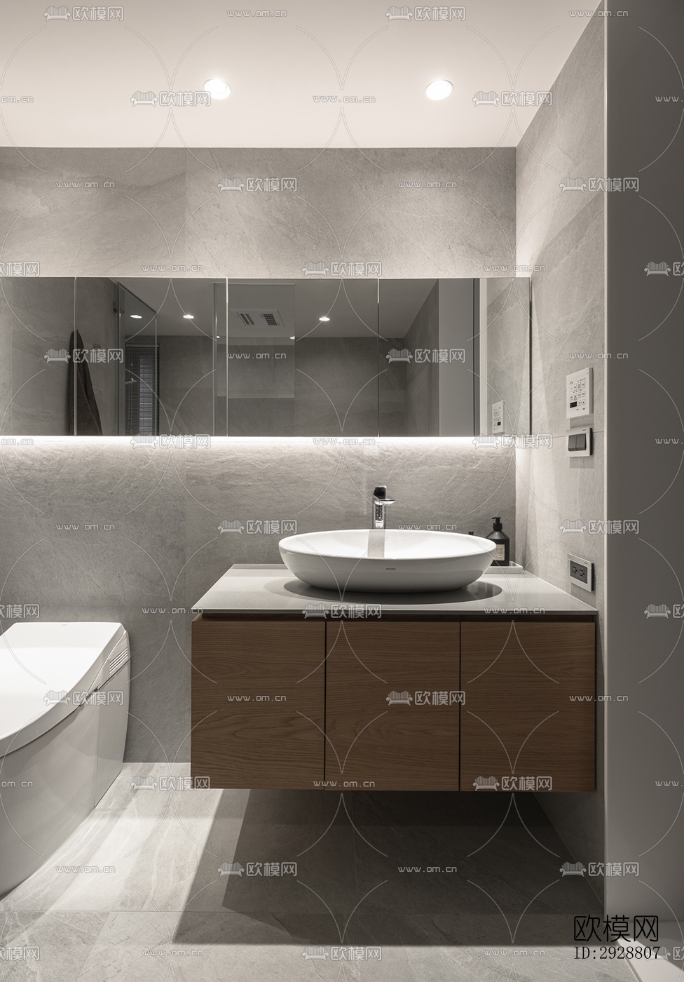 现代平层效果图下载（渲染图5）