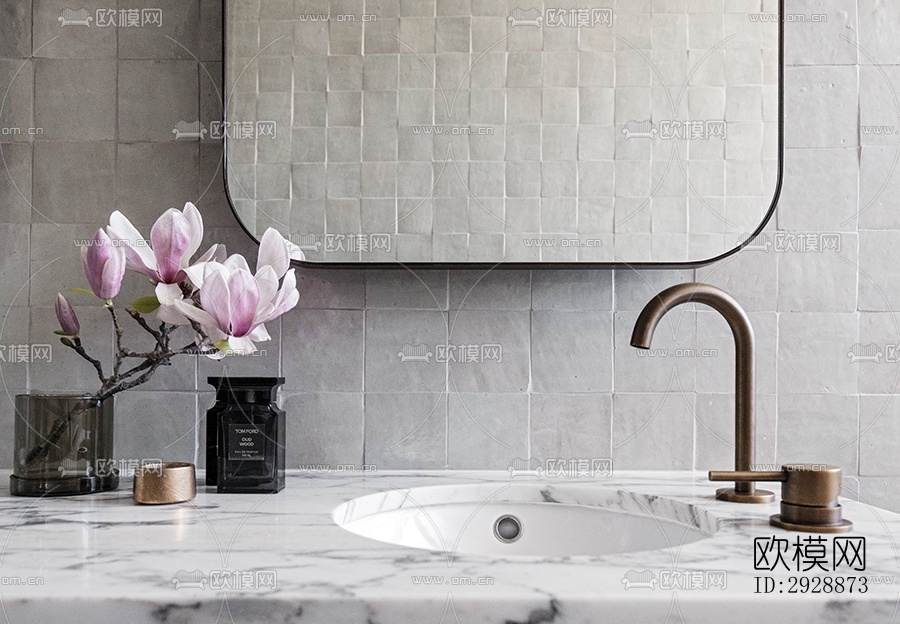 现代平层效果图下载（渲染图8）