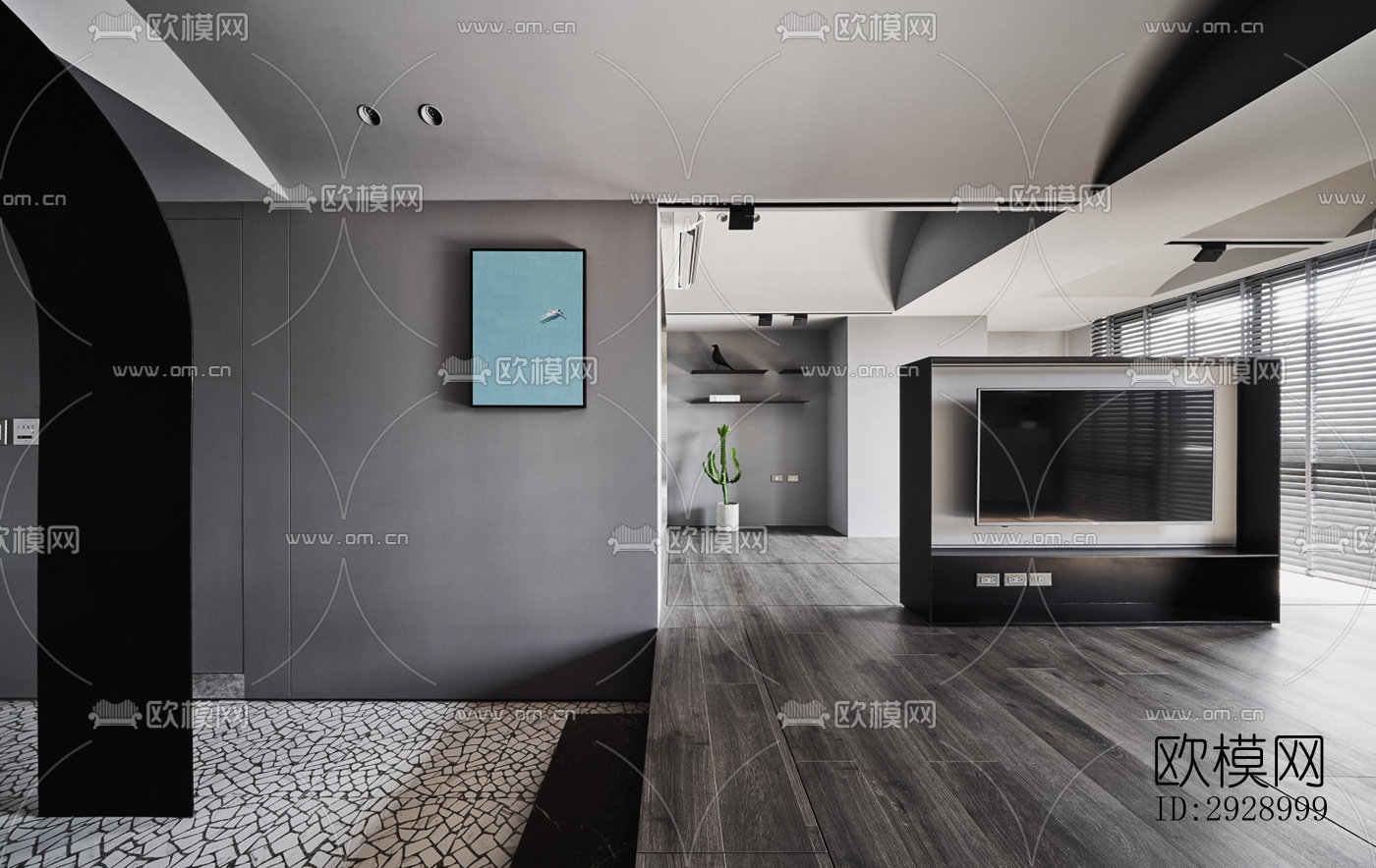 高级灰平层效果图下载（渲染图3）