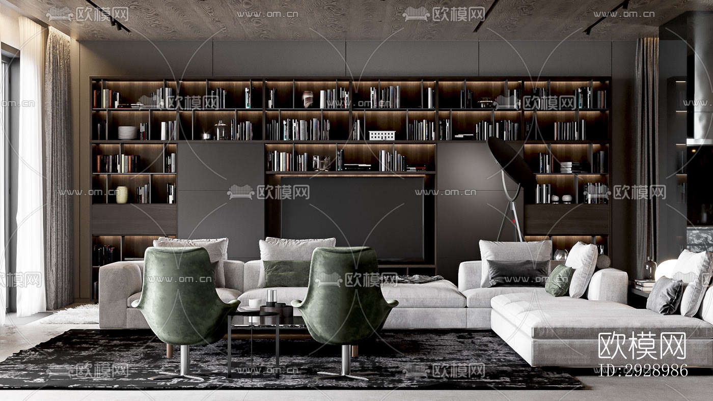 高级灰平层效果图下载（渲染图9）