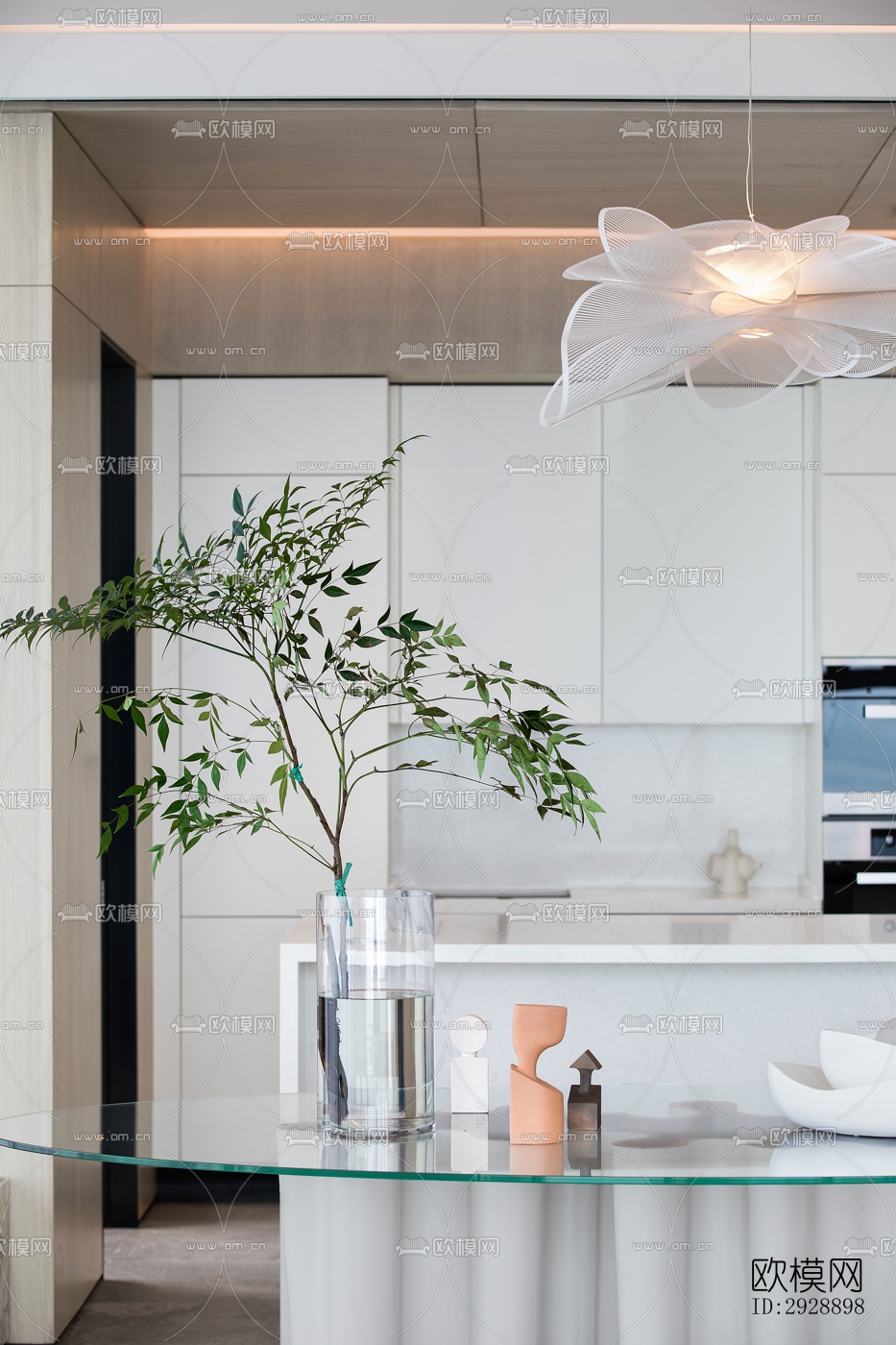 现代平层效果图下载（渲染图7）