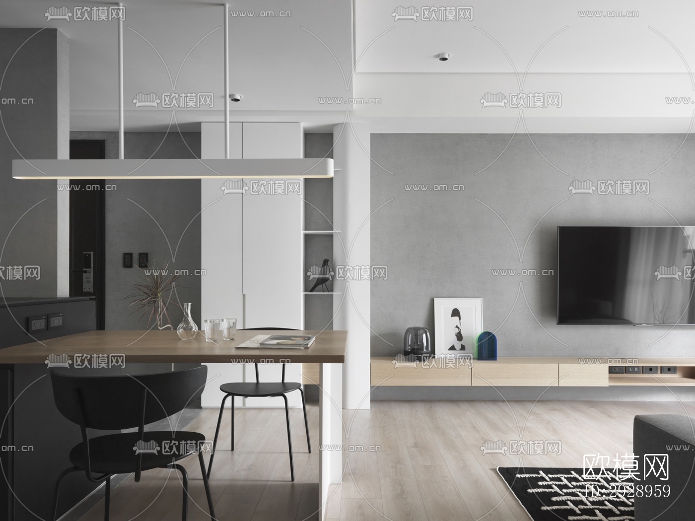 高级灰平层效果图下载（渲染图1）