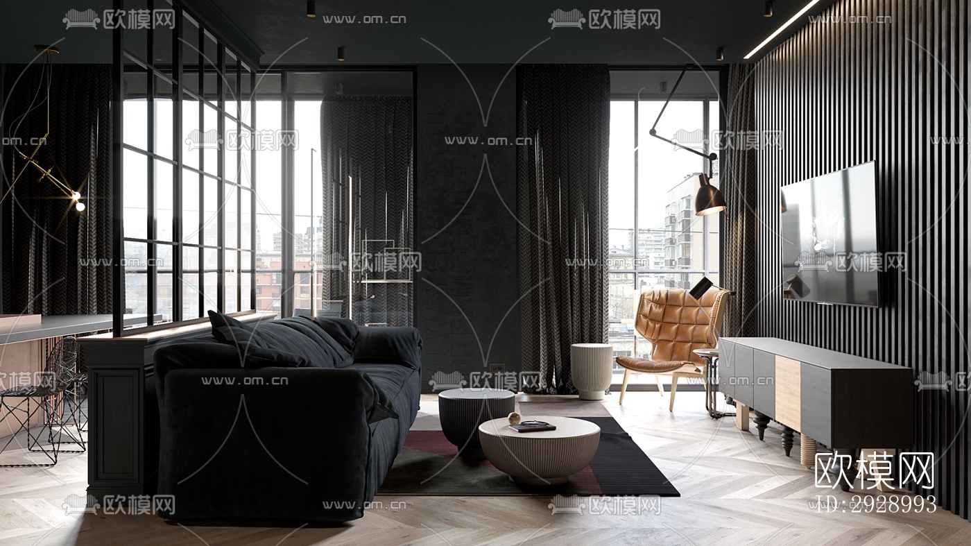 高级灰平层效果图下载（渲染图10）