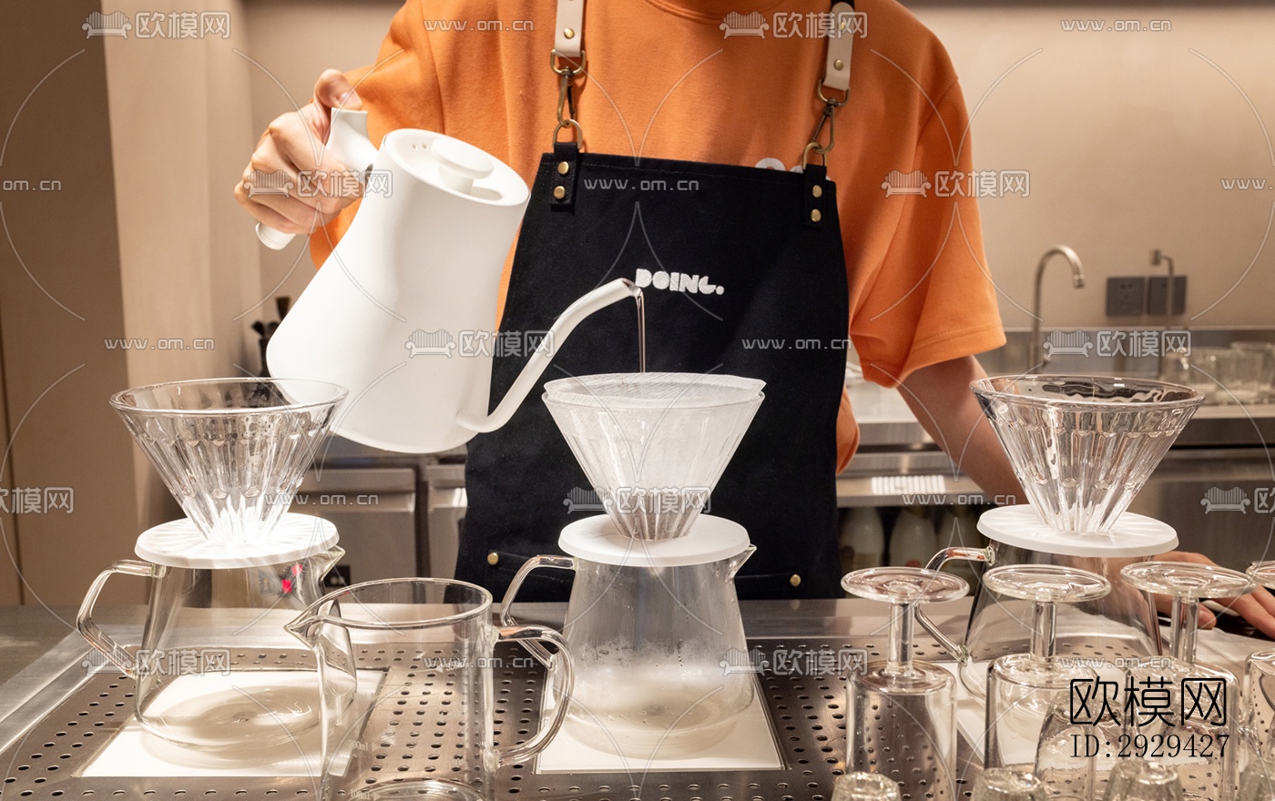 现代咖啡奶茶效果图下载（渲染图14）