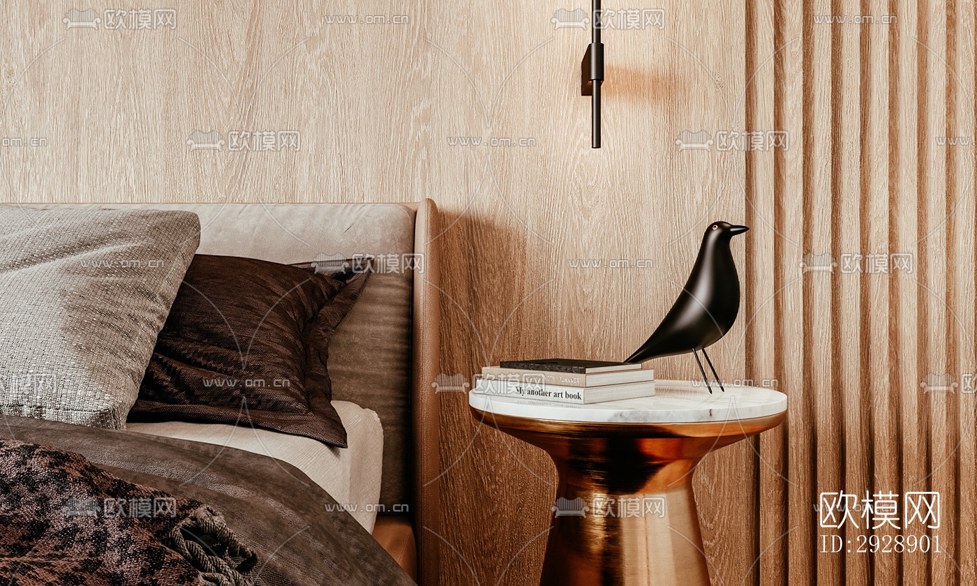 现代平层效果图下载（渲染图2）