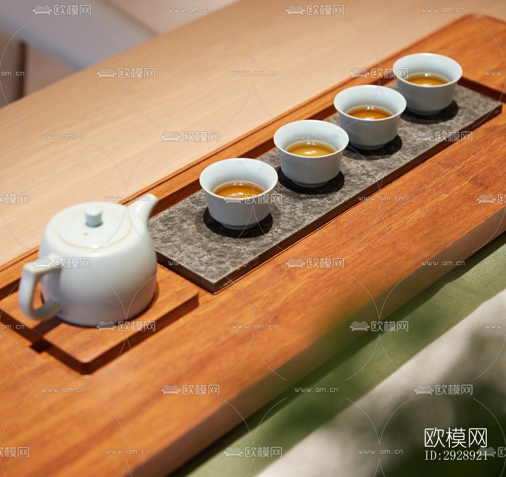 现代平层效果图下载（渲染图12）