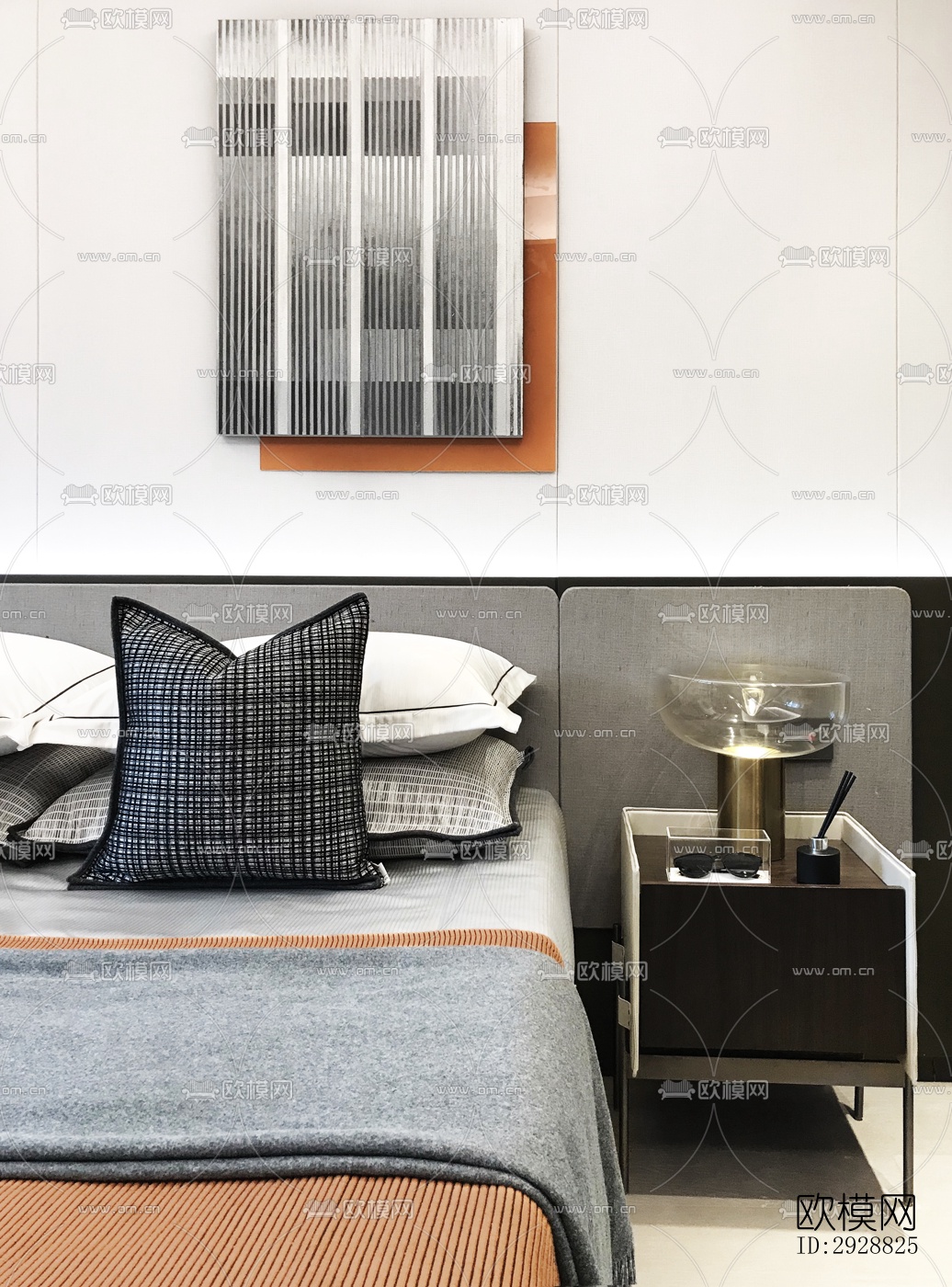 现代平层效果图下载（渲染图18）