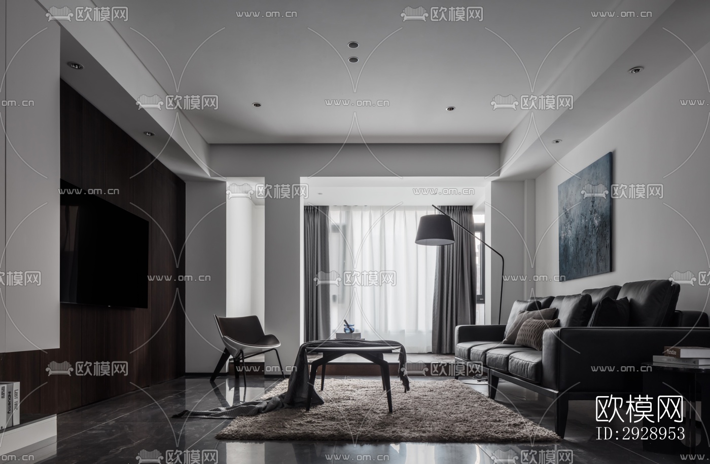 高级灰平层效果图下载（渲染图15）