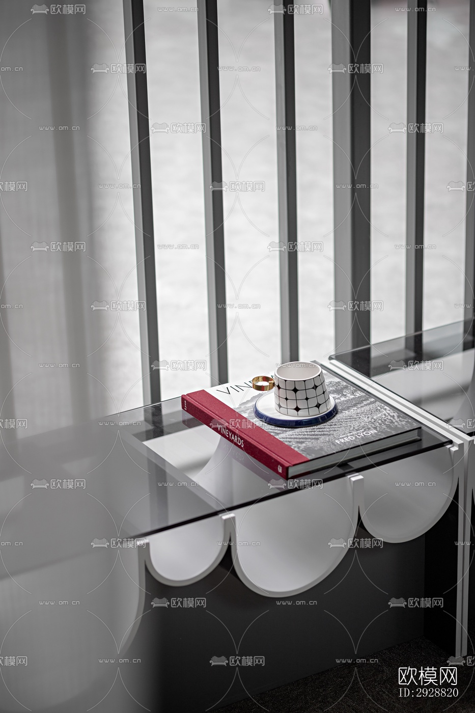 现代平层效果图下载（渲染图10）