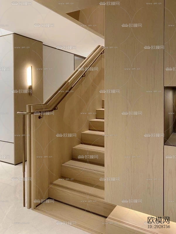 现代平层效果图下载（渲染图15）