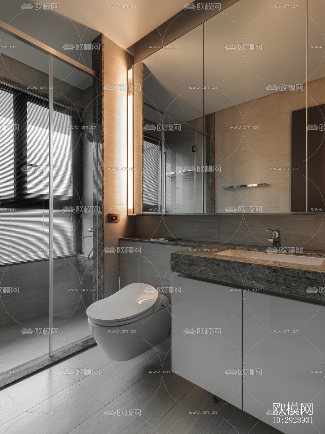 高级灰平层效果图下载（渲染图9）