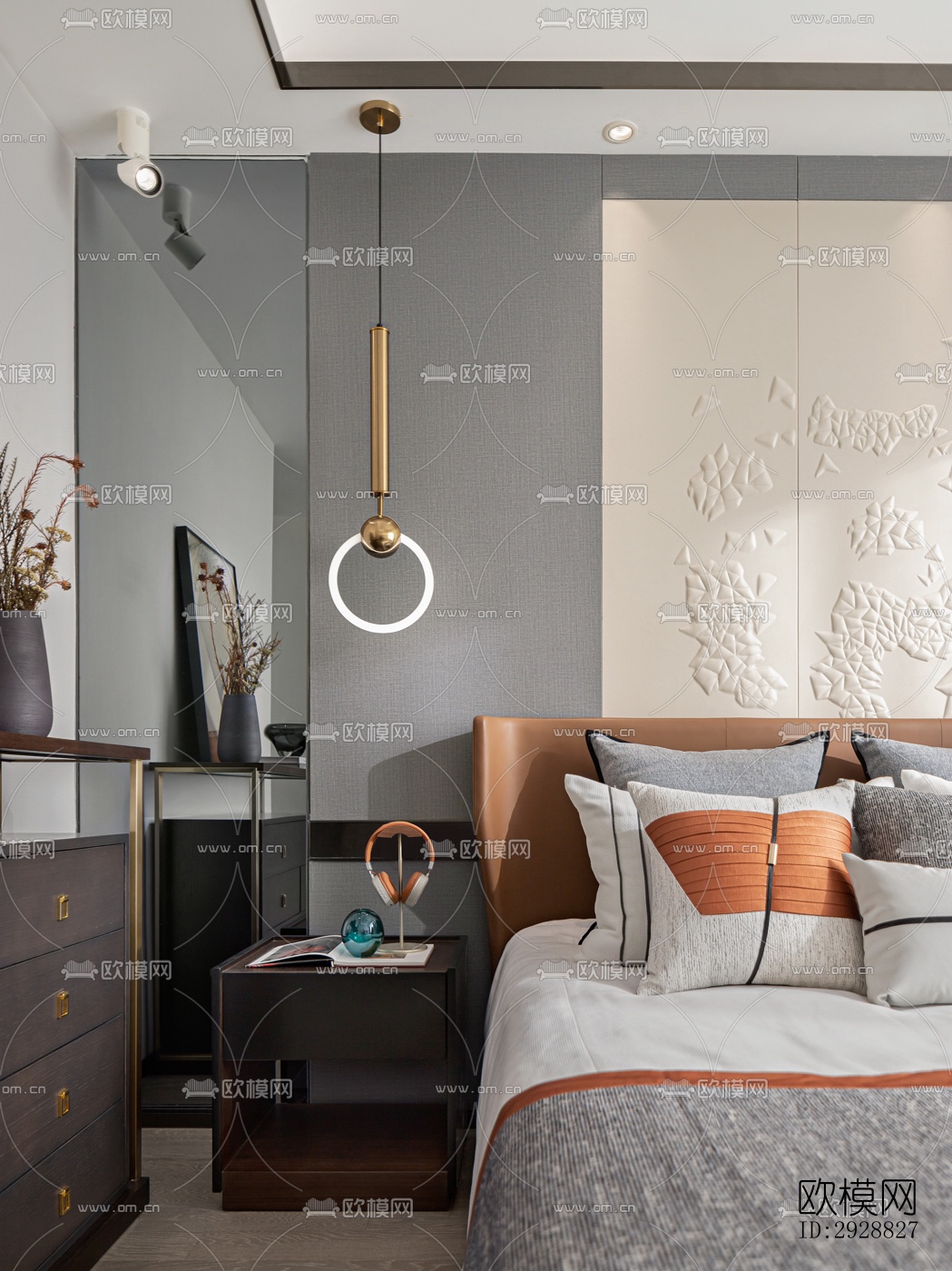 现代平层效果图下载（渲染图13）