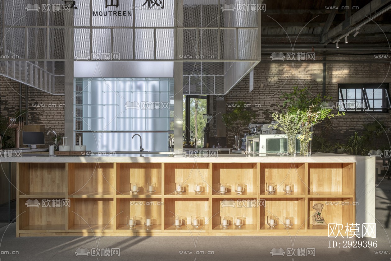 工业风咖啡奶茶效果图下载（渲染图10）